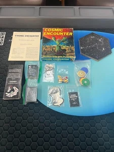 Vintage 1978 Cosmic Encounter Board Game + Expansion Sets 1-9 (MISSING ITEMS) - Picture 1 of 16