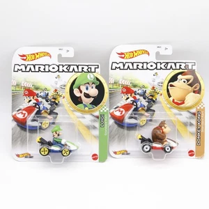 Hot Wheels Nintendo Super Mario Kart 2020 Luigi & Donkey Kong - Imagen 1 de 5