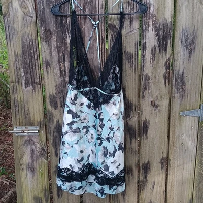 Lencería JEZEBEL Floral Encaje Ribete Chemise XL Foto 1 de 4