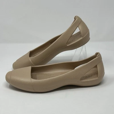 Crocs Shoes Womens 7 Sienna Ballet Flats Iconic Comfort Slip On 202811 DISPLAY - Image 1 of 4