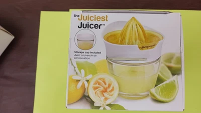 el exprimidor más jugoso, blanco/amarillo Foto 1 de 4