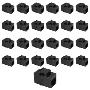 25 StüCke RJ45 Koppler Cat6 Jacks Inline Koppler Buchse auf Buchse Einsatz7951 - Afbeelding 1 van 7