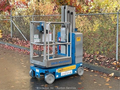 2016 Genie GR-20 20英尺电动立式桅杆升降空中工作平台bidadoo — 第 1/4 张图片