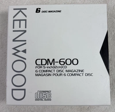Cargador de disco compacto Kenwood CDM-600 genuino para 6 discos Foto 1 de 3