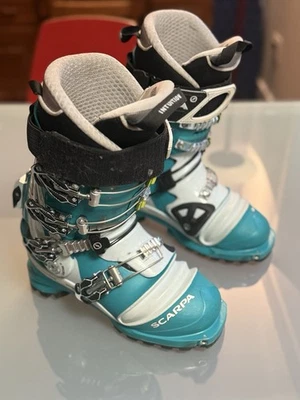 Botas de esquí Scarpa TX Pro WMN para mujer 22,5 Telemark Foto 1 de 4