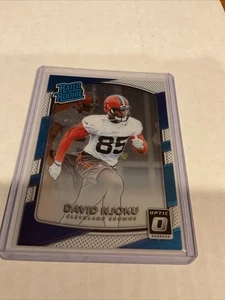 2017 Donruss Optic David Njoku Rated Rookie #164 Browns  - Picture 1 of 4