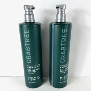 Menge 2 Crabtree & Evelyn Cleanse + Awaken Duschgel Duschgel 15 Oz. Jumbo - Bild 1 von 6