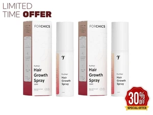 2X FORCHICS Haarwuchsspray nicht fettendes Öl & fördert dickeres natürliches Ha - Picture 1 of 10