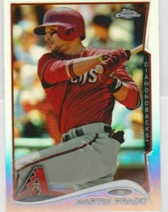 2014 TOPPS CHROME #135 MARTIN PRADO REFRACTOR - Picture 1 of 1