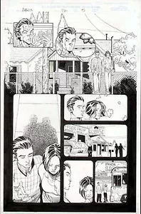GENERATION X #1/2 ORIGINAL COMIC ART PAGE HALF-SPLASH GEN X MARVEL COMICS GENX - Picture 1 of 1
