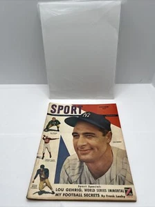 Lou Gehrig 1948 Sport Magazine October Yankees - Picture 1 of 15