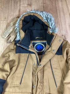 ABRIGO NEXT Niños Edad 6 Años Con Capucha Acolchado Cálido Vacaciones Campamento Play Playa - Imagen 1 de 4