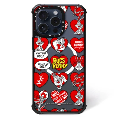 Чехол для телефона для всех Apple Iphone ударопрочный Magsafe Bugs 022 Looney прозрачный - Изображение 1 из 4