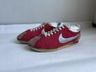 Nike Nylon Cortez Red x Silver Made in Japan 70s Orange Tag Vintage Sneakers