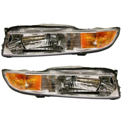 For 2002 2003  Mitsubishi Galant Headlight Pair RH & LH - Image 1 of 4