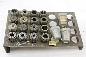 (19) ER32 Collets by Interstate - Milling Economy Spring Steel Tapered - USED - Picture 1 of 5