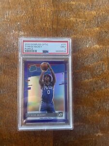 2020 Donruss Optic Tyrese Maxey 171 Purple Rated Rookie RC PSA 9 MINT