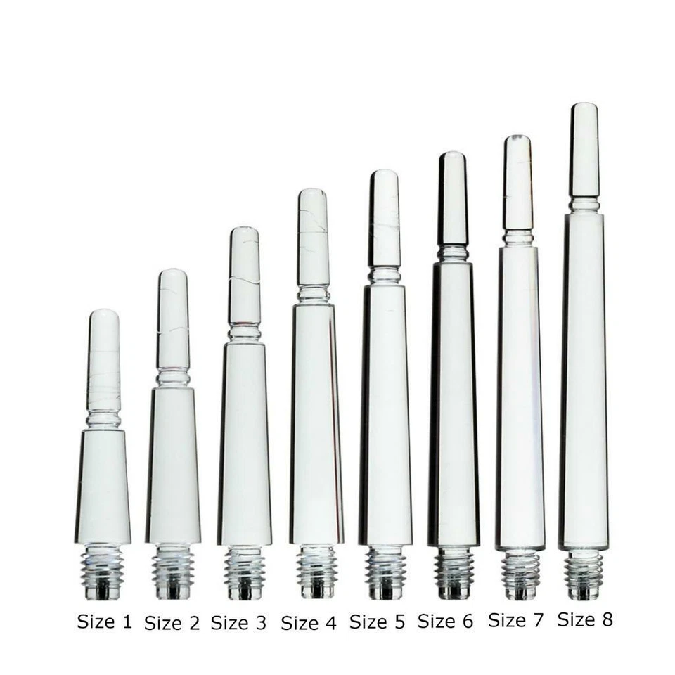 COSMO DARTS COSMO FIT SHAFT GEAR NORMAL-LOCKED DART SHAFTS - CLEAR - SET OF 3