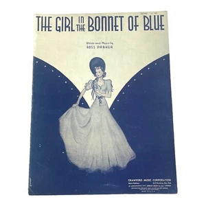 Das Mädchen in der Haube von Blau Vintage Noten und Texte Ross Parker Stimme - Bild 1 von 4