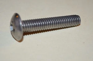 5/16 x 18 x 1 3/4 Phillips Testa Macchina Vite, Testa Padella, Acciaio Inox, Qtà 50 - Foto 1 di 3