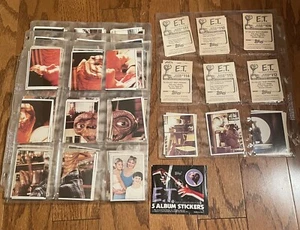 1982 Complete E.T. The Extra-Terrestrial 120 Sticker Set, Topps, EXCELLENT! - Picture 1 of 1