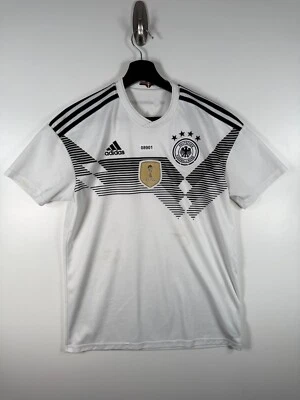 Adidas Mens Germany National Team 2018-19 Football Soccer Jersey White Sz Medium - Image 1 of 4