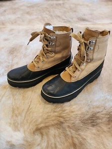 mens Sorel Caribou Storm water proof boots size 11.5 NWOT - Picture 1 of 5