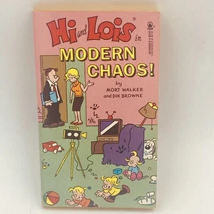 Hi and Lois Modern Chaos Mort Walker Dik Browne 1989 EXCELLENT BK0 - Picture 1 of 2