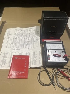 🇺🇸Vintage Triplett/Bell System KS-20538 L1 Portable Volt-Ohm-Meter & Manual - Picture 1 of 16