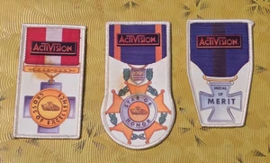 👀 Atari Video Game Vintage 80's Activision Patch Robot Tank - All 3 Patches  👀 - Picture 1 of 2
