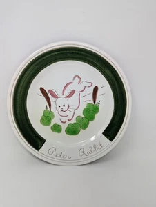 NEAR MINT! 9½" Peter Rabbit Kiddieware Plate Stangl for Lunning Inc VINTAGE - Picture 1 of 5