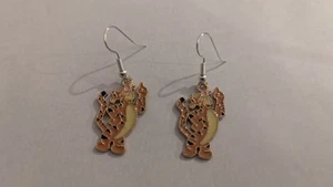 Disney's Tigger From Winnie The Pooh Enamel Earrings Style 2 - Picture 1 of 1