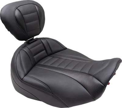 Asiento y respaldo Mustang Deluxe Touring Solo para Harley Street Road Glide 2023-25 Foto 1 de 3