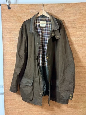 Abrigo Largo Para Hombre Vintage Antiguo Azul Marino Cuello Pana Y2K Talla XXXL Alto Foto 1 de 4