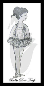 Vintage Classic Ballet Tutu Dress Draft Instructions Size 9/10 & 11/12Yrs - Picture 1 of 1