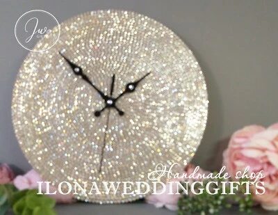 Reloj único Bling Sparkle Swarovski Strass exclusivo de lujo regalo de boda Gatsby Foto 1 de 4
