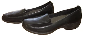 Merrell Women's US 8.5 Spire Moc Midnight Leather Foam Air Cushion 1.5" Heel EUC - Picture 1 of 9