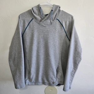 Noble Outfitters Hoodie Womens Size Large Grey/Turquoise Equestrian Western - Picture 1 of 11