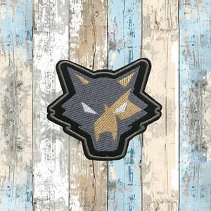 Tactical Wolf Patch Embroidered Iron-On Applique Military Veteran Wild Animal - Picture 1 of 16