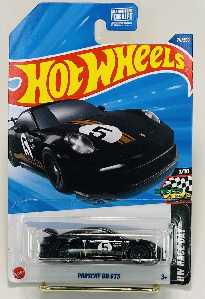 Hot Wheels 2025 Mainline Case C Porsche 911 GT3 HW Race Day 74/250 In Protector - Image 1 of 1