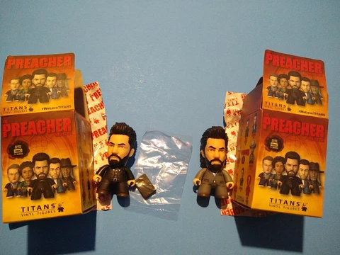 2 New Open Box- Titan Preacher "Jesse Custer" 1 Rarer Cover