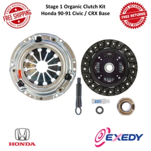 Exedy Racing Stage 1 Organic Clutch Kit For 1990-1991 Honda Civic & CRX #08801B - Picture 1 of 12