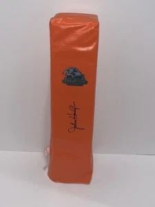 JOHN HARBAUGH SIGNED TOUCHDOWN PYLON BALTIMORE RAVENS PROOF JSA COA - Picture 1 of 1