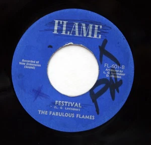 FABULOUS FLAMES Reggae 45rpm Festival b/w Festival Revival HEAR - Picture 1 of 2