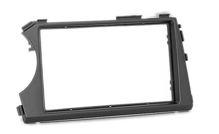 CARAV 11-136 Autoradio Radioblende fascia für SSANG YONG Actyon Kyron 2-DIN - Bild 1 von 1