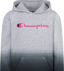 Champions Girls Hoodie Sweatshirt Grey - Picture 1 of 6