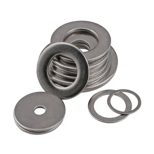 M3 M4 M5 M6 M8 M10 M12 M14 M16 M18 M20 A2 Stainless Steel Flat Washers For Bolts - Picture 1 of 8
