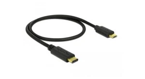 Delock - USB-Kabel - USB-C (M) zu Micro-USB Typ B (M) - USB 2.0 - 3 A - 50 cm - Bild 1 von 1