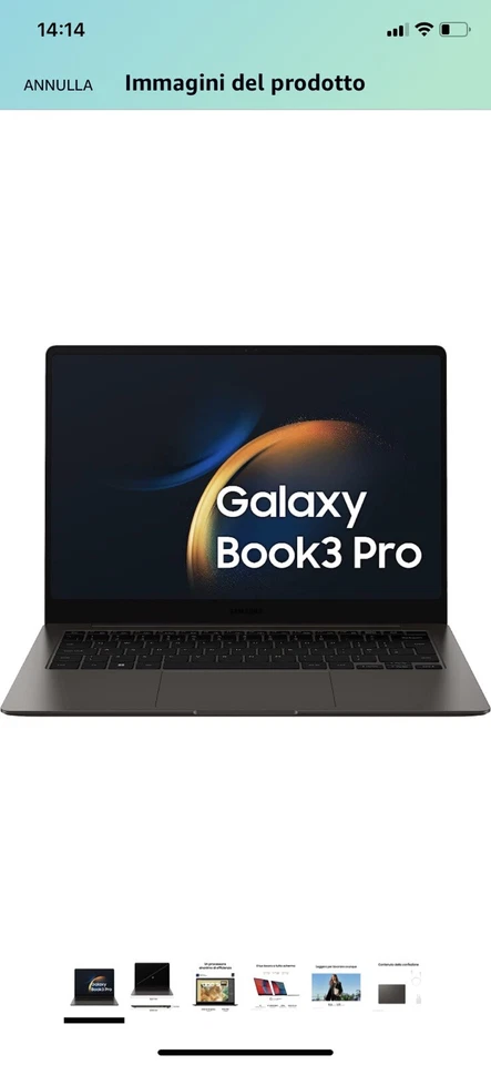 galaxy book 3 pro - Immagine 1 di 4