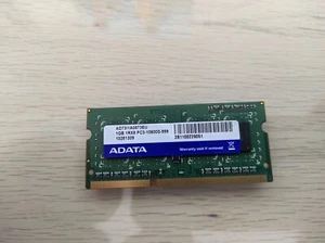 1GB DDR3 LAPTOP RAM MEMORY SDRAM PC3-10600S ADATA. Single 1gb DDR3 DIMM/Stick - Picture 1 of 2